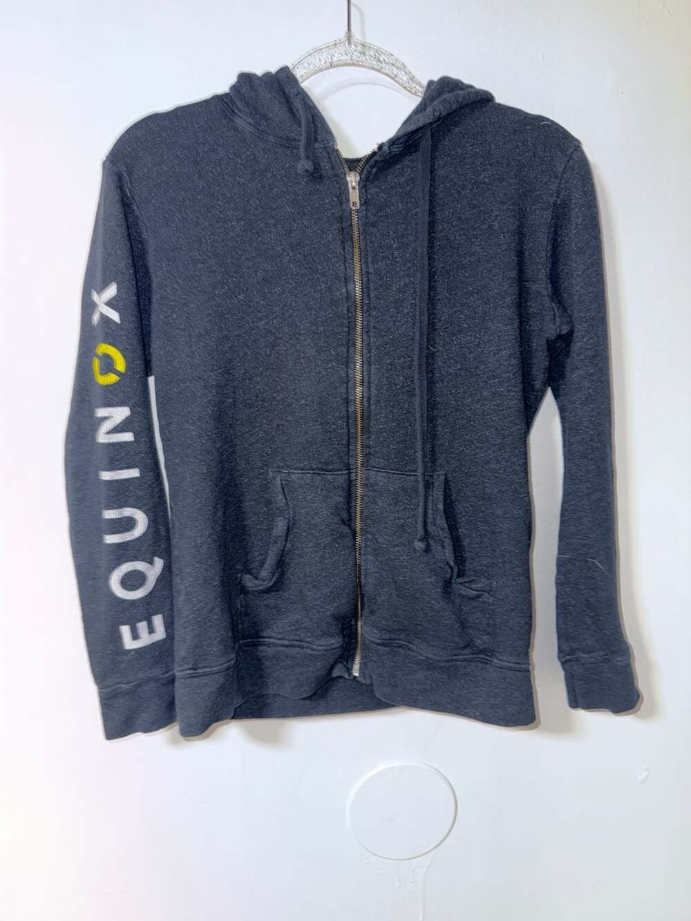 Equinox Zip Up Hoodie Sweatshirt Dark Gray